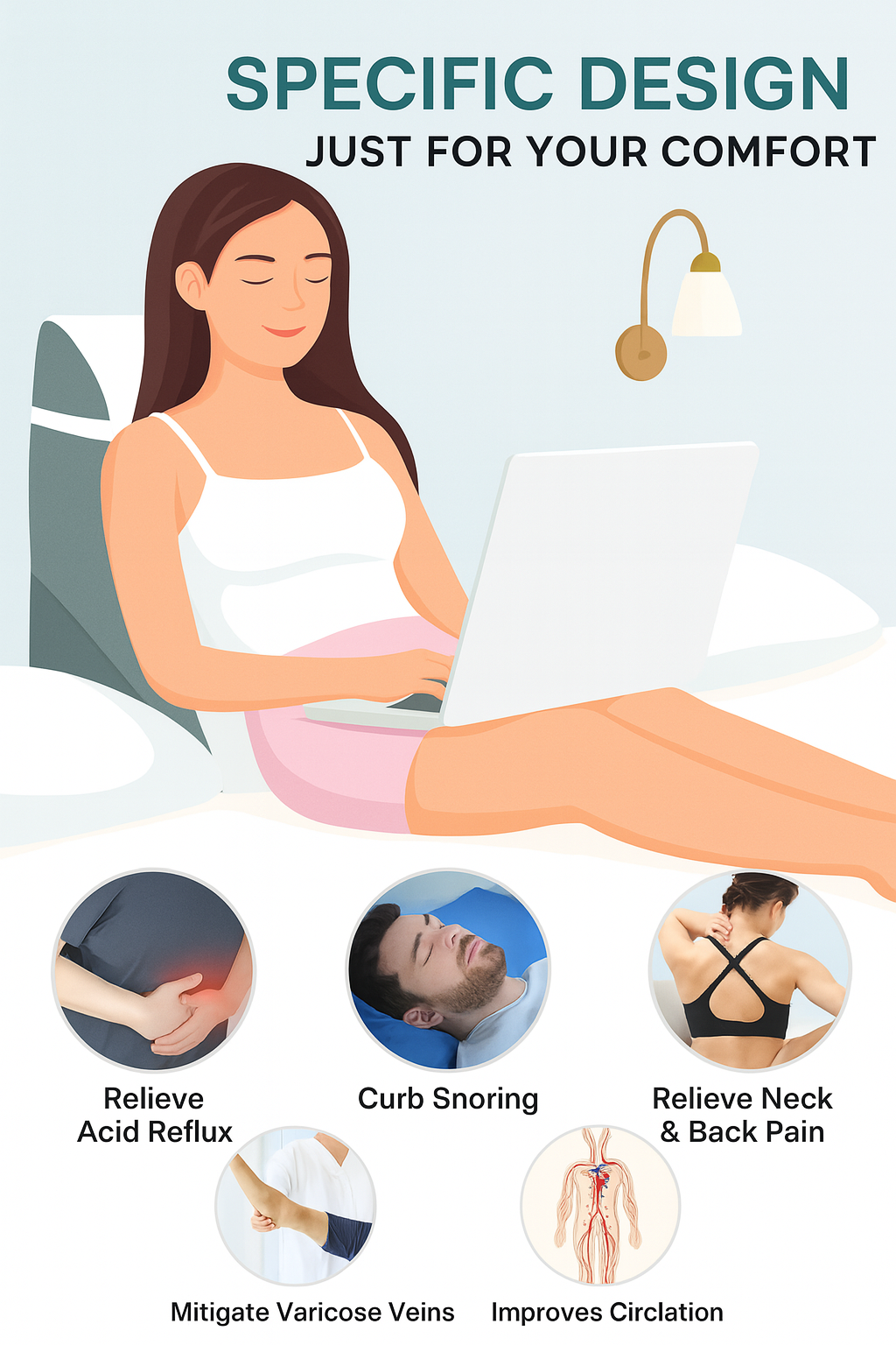 AirflowRest Wedge Pillow